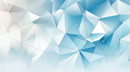 abstract white background with triangles, white and blue background with abstract shapes