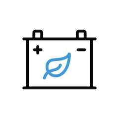 Battery icon vector stock illustration