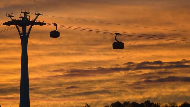 the toulouse Metropole cable car in France