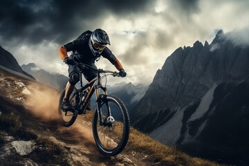 mountain bike rider
