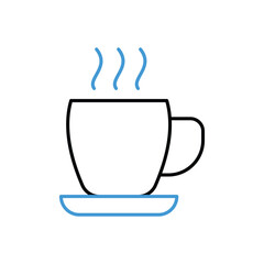 Tea icon vector stock illustration
