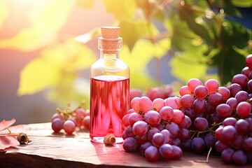 Grape cosmetics background	