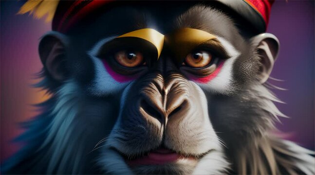 猿の海賊｜monkey pirate Generative AI