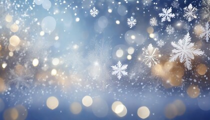 winter light background with sparkle