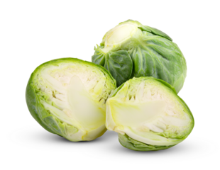 Brussel Sprouts isolated on transparent png