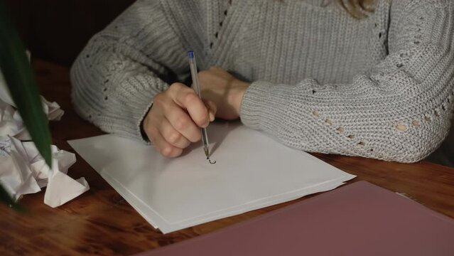 Writer's block or creative crisis.