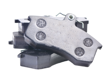 Brake shoes isolated