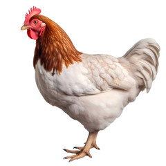 Chicken isolated on transparent background