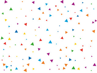 Gender Neutral Rainbow Triangular Confetti