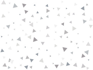 Paper Silver Triangular Confetti