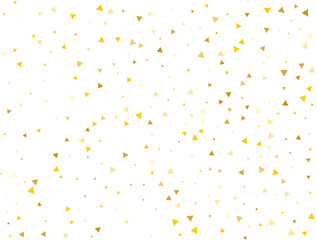 Birthday Golden Triangle Confetti