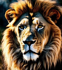 Fototapeta premium portrait of a lion