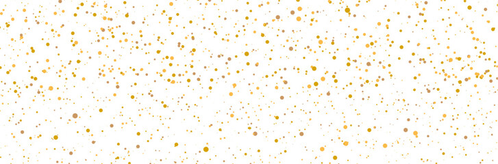 Fête, confettis et cotillons - Bannière festive - Éléments vectoriels éditables dorés autour de la célébration de fêtes  - Couleurs élégantes - Festivités - Arrière-plan - Motifs
