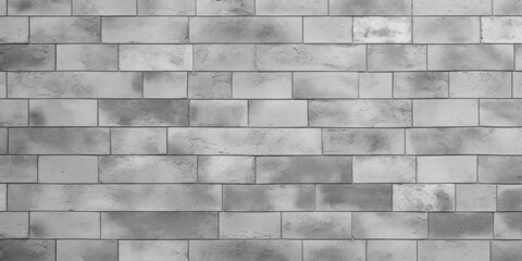 Grey Brick Wall. Classic Brickwork: An Urban Canvas, Abstract Concrete Background. Rough Material