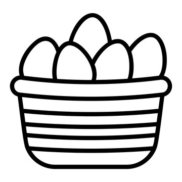 Eggs Outline Icon