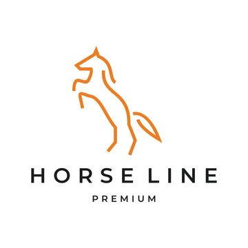 Horse Logo Vector Sign Symbol Icon
