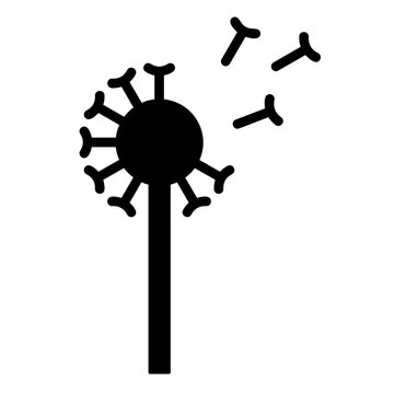 Dandelion Glyph Icon