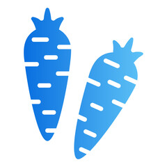 carrot gradient icon