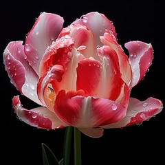pink tulip flower