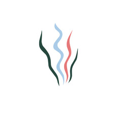 Underwater Plants Vector Illustration 