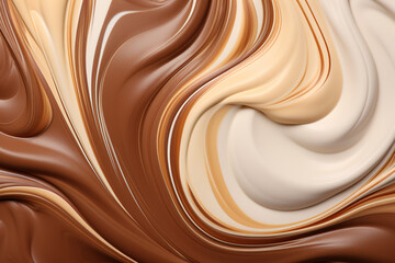Creative sweet food sweets cream banner panorama wallpaper. Generative AI