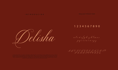 Signature font calligraphy logotype script brush font type font lettering handwritten