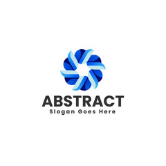 Fototapeta premium Vector Logo Illustration abstract Gradient Colorful Style