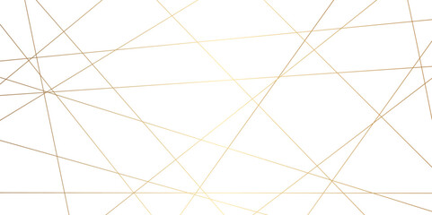 Abstract background with golden lines