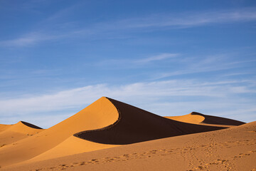 Fototapeta na wymiar Lichtspiele in der Sandwüste