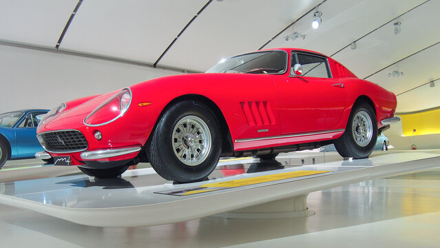 MODENA, ITALY-JULY 21, 2017: 1964 Ferrari 275 GTB in the Enzo Ferrari Museum