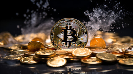 bitcoin golden coins
