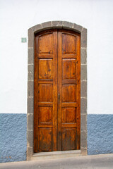 Old entrance door