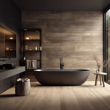modern bathroom interior