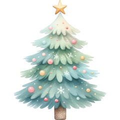 Obraz premium Christmas watercolor clipart, Santa, Gnone, reindeer, gingerbread, candy cane,