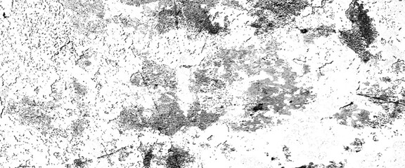 Vector metal black and white overlay scratched paper texture concrete Transparent background.
