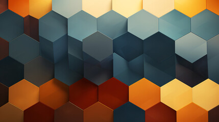 Abstract hexagons background with space for your texture