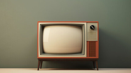 Old fashioned retro tv