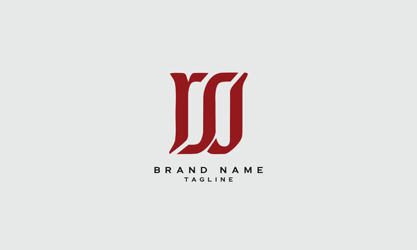 RSW, RWS, SRW, SWR, WSR, WRS, RSJ, RJS, SRJ, SJR, JSR, JRS, Abstract initial monogram letter alphabet logo design
