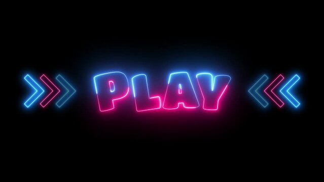 lets play neon animation written video lets play game music animation background neon grid retro space
