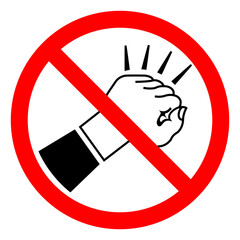 Do Not Knock Symbol Sign ,Vector Illustration, Isolate On White Background Label. EPS10