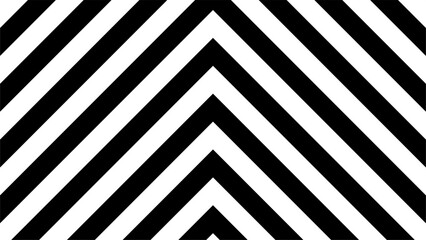Black Diagonal Stripes Pattern Icon with an Aspect Ratio of 16:9. Vector Image.