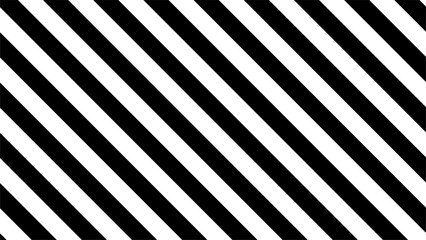 Black Diagonal Stripes Pattern Icon with an Aspect Ratio of 16:9. Vector Image.