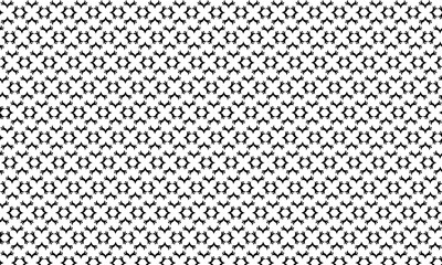 Vector damask seamless stylish  black and white pattern