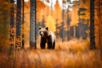 panda in the woods