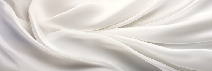 Fototapeta premium Luxury Elegant Silk Drapery, Horizontal Image - legal AI