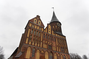 Cathedral in Kaliningrad kenigsberg Cathedral . Located in the historic district of the city of Kaliningrad - Kneiphof now referred to popularly as Kant Island