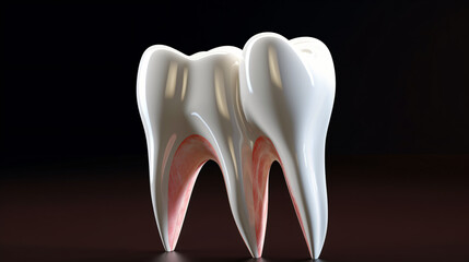 3D structure of a human tooth