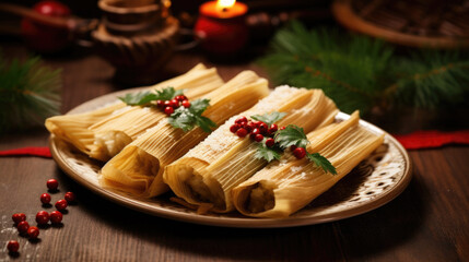 tamales, a cherished Mexican dish for Christmas celebrations