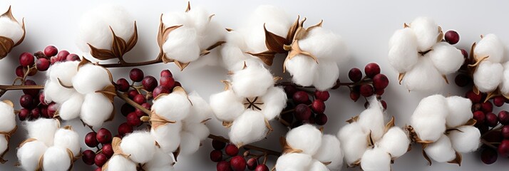 Absorbent Cotton On White Background , Banner Image For Website, Background, Desktop Wallpaper