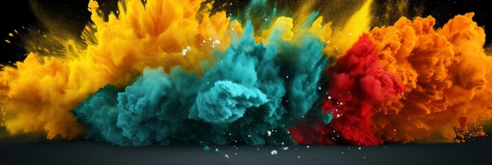 Abstract Powder Splatted Backgroundfreeze Motion , Banner Image For Website, Background, Desktop Wallpaper